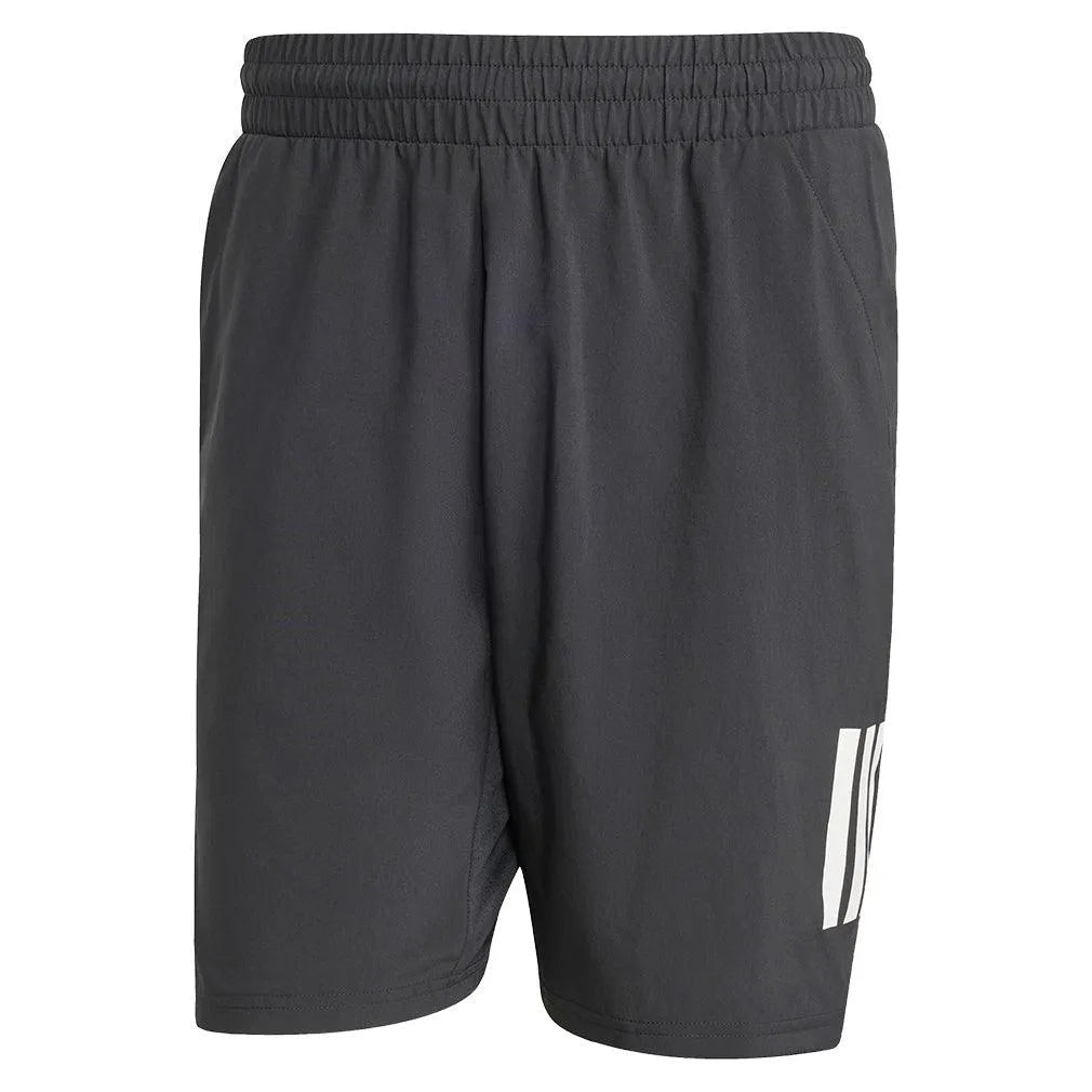 Men's Club 3 Stripe 7 inch Tennis Short BlackTienda Tennis
