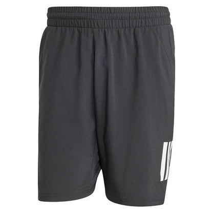 Men's Club 3 Stripe 7 inch Tennis Short BlackTienda Tennis