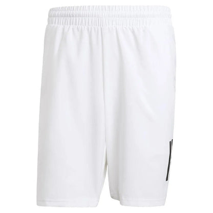 Men's Club 3 Stripe 7 inch Tennis Short WhiteTienda Tennis