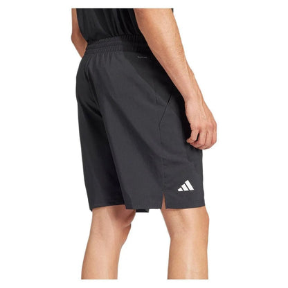 Men's Club 3 Stripe 9 inch Tennis Short BlackTienda Tennis