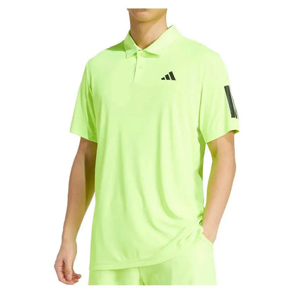 Men's Club 3 Stripe Tennis Polo Lucid LemonTienda Tennis