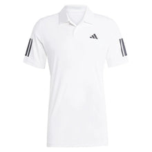 Men's Club 3 Stripe Tennis Polo WhiteTienda Tennis