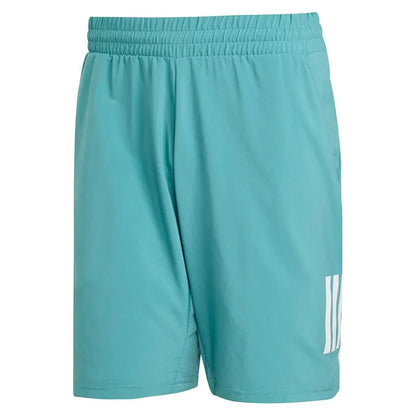 Men's Club 3 Stripes 9 Inch Tennis Short Powder TealTienda Tennis