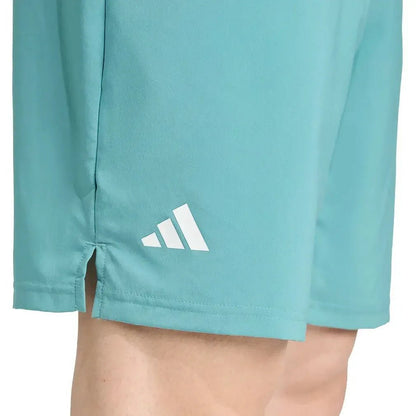 Men's Club 3 Stripes 9 Inch Tennis Short Powder TealTienda Tennis