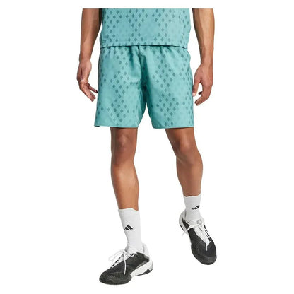 Men's Club Graphic 9 Inch Tennis Short Powder and Preloved TealTienda Tennis