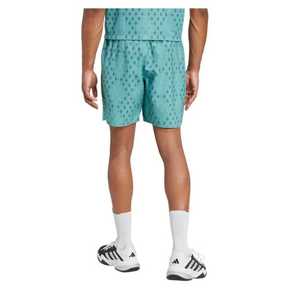 Men's Club Graphic 9 Inch Tennis Short Powder and Preloved TealTienda Tennis