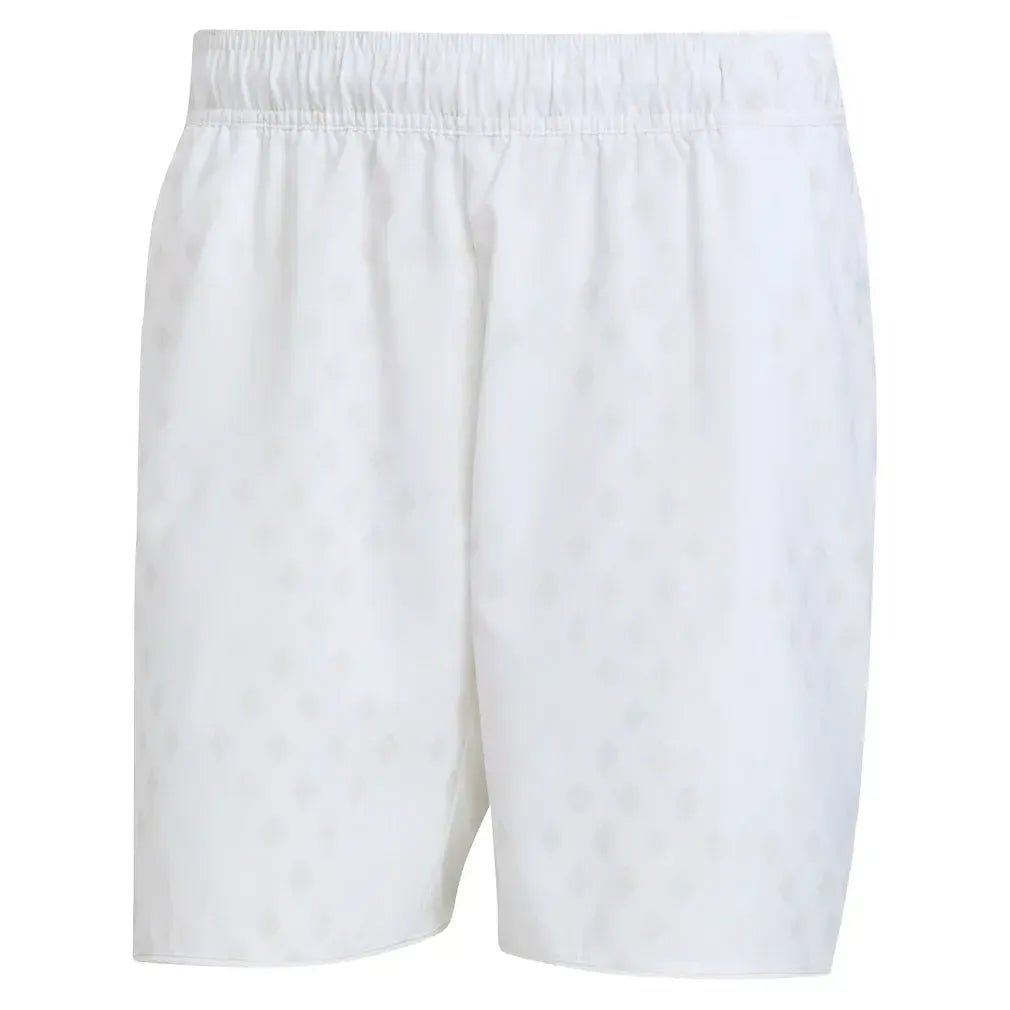 Men's Club Graphic 9 Inch Tennis Short White and Dash GreyTienda Tennis