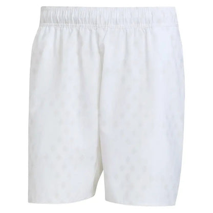 Men's Club Graphic 9 Inch Tennis Short White and Dash GreyTienda Tennis