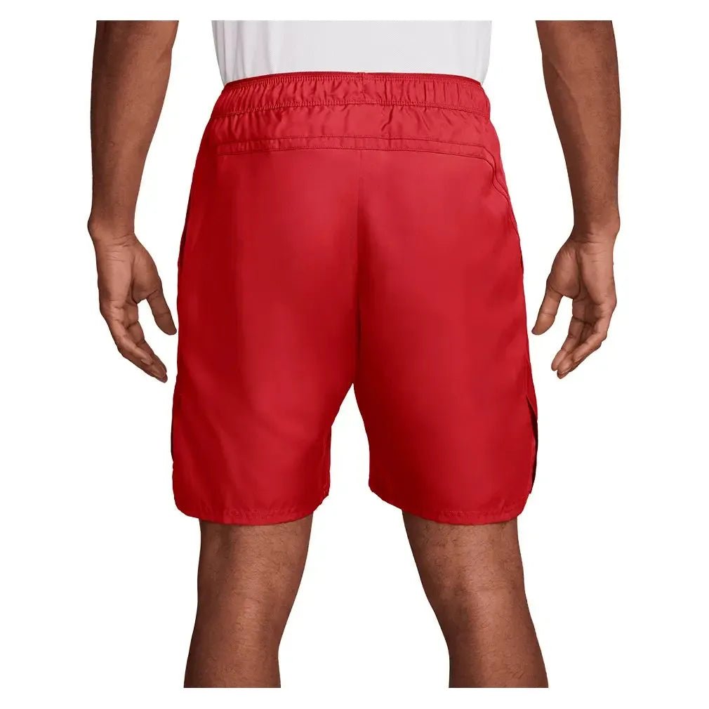 Men's Court Dri - FIT Victory 9 Inch Tennis Short University Red and WhiteTienda Tennis