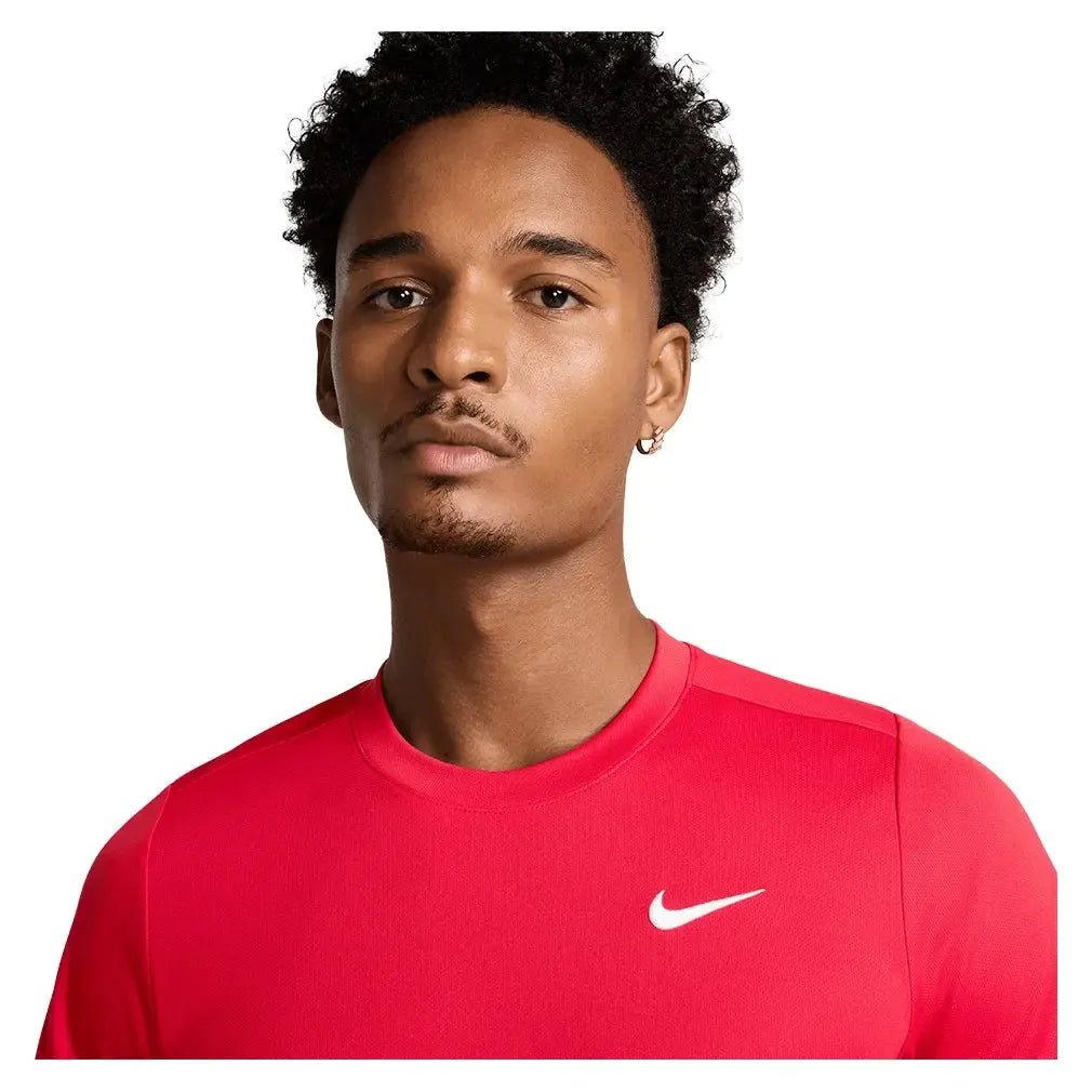 Men's Court Dri - FIT Victory Tennis Top University Red and WhiteTienda Tennis