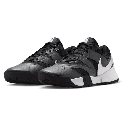 Men's Court Lite 4 Tennis Shoes Black and WhiteTienda Tennis
