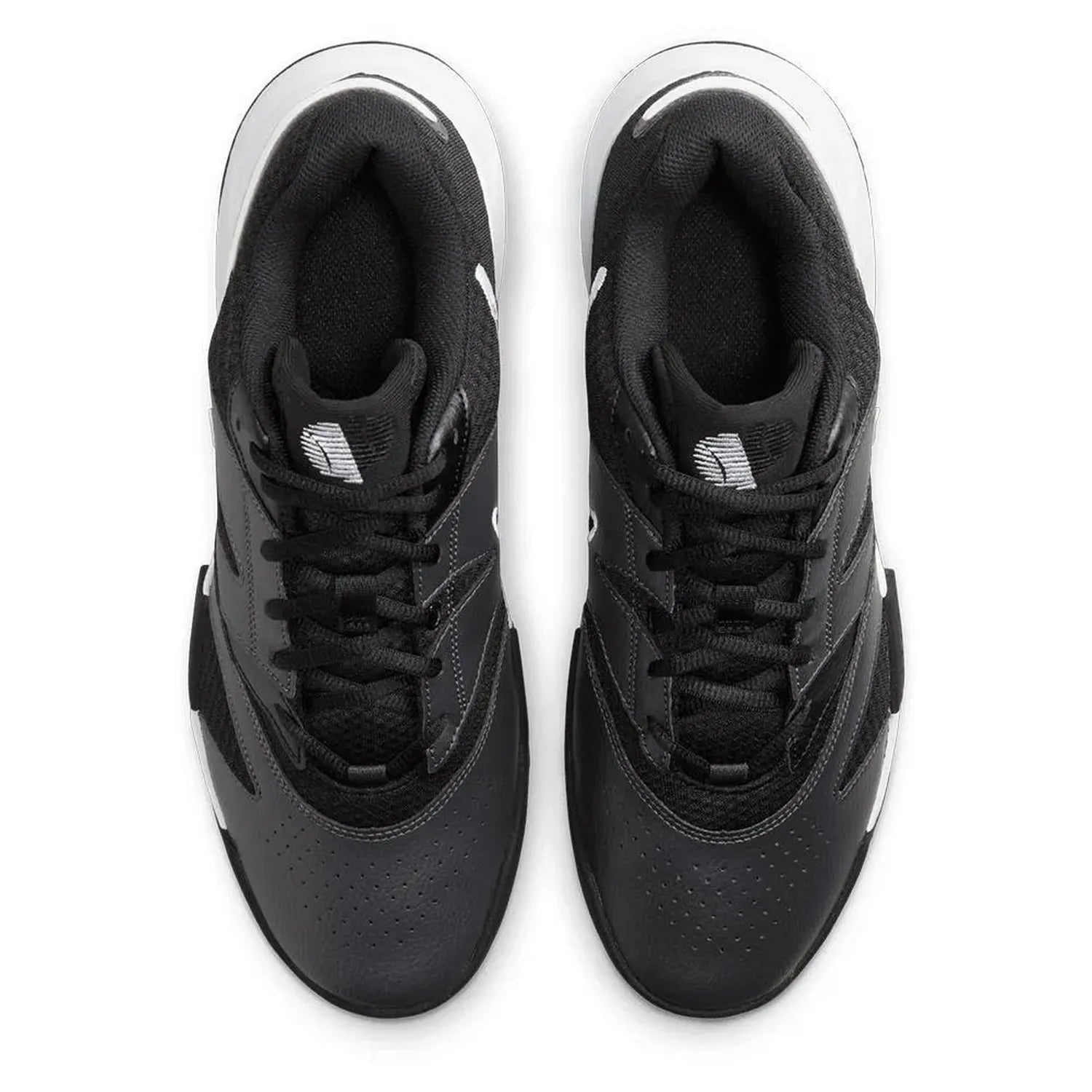 Men's Court Lite 4 Tennis Shoes Black and WhiteTienda Tennis