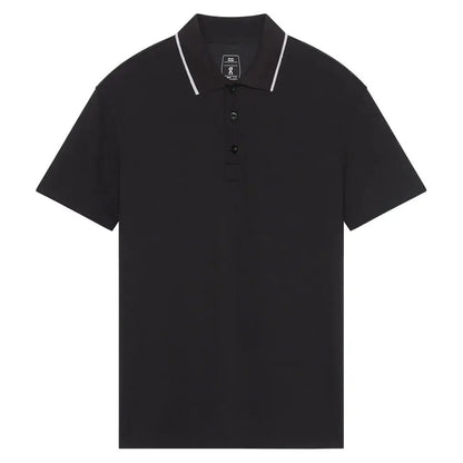 Men's Courtside Tennis Polo BlackTienda Tennis