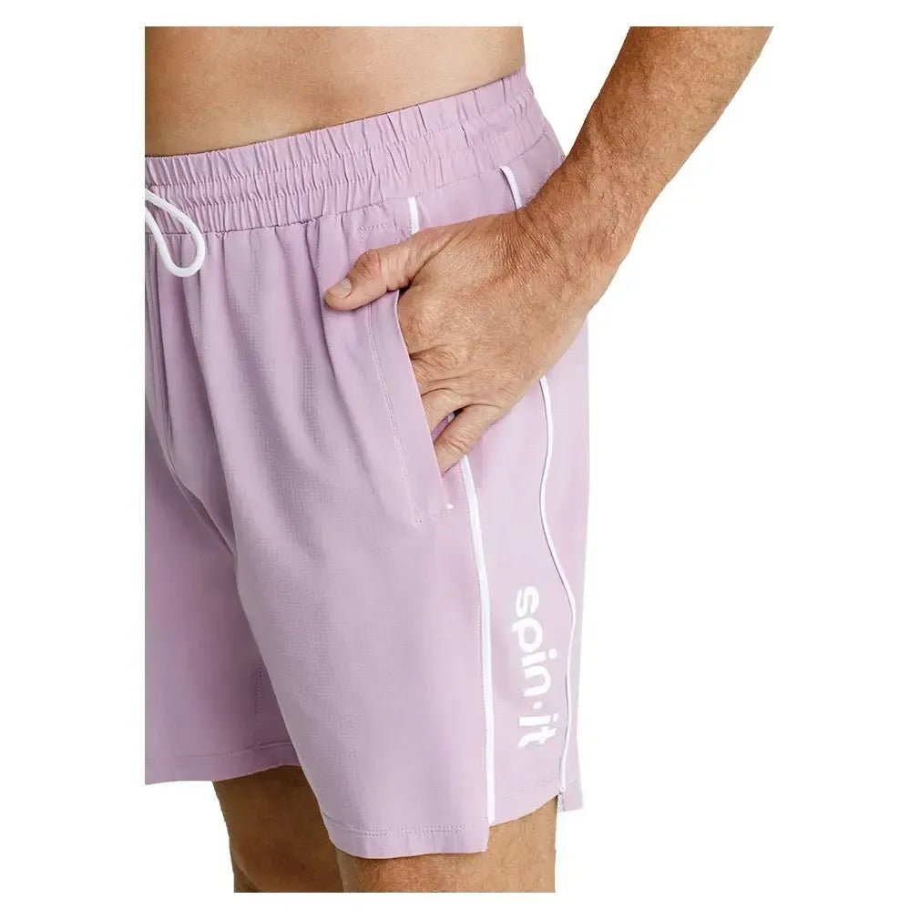 Men's David 7 Inch Pickelball Shorts Lavender MistTienda Tennis