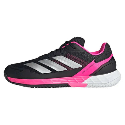 Men's Defiant Speed 2 Tennis Shoes Core Black and Silver MetallicTienda Tennis
