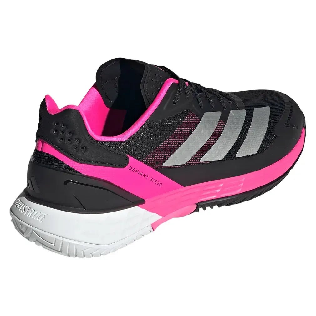 Men's Defiant Speed 2 Tennis Shoes Core Black and Silver MetallicTienda Tennis