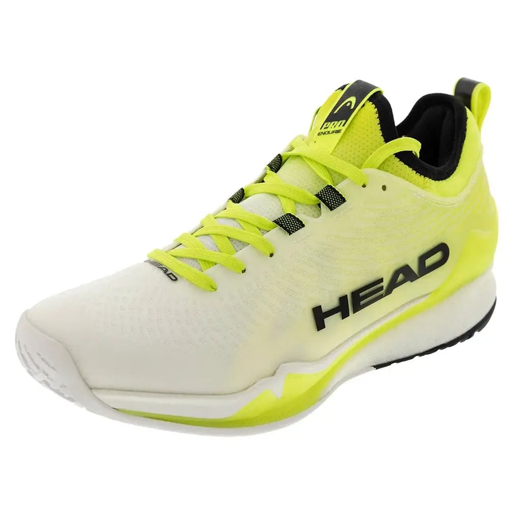 Men's Endure Pro Tennis Shoes White and YellowTienda Tennis