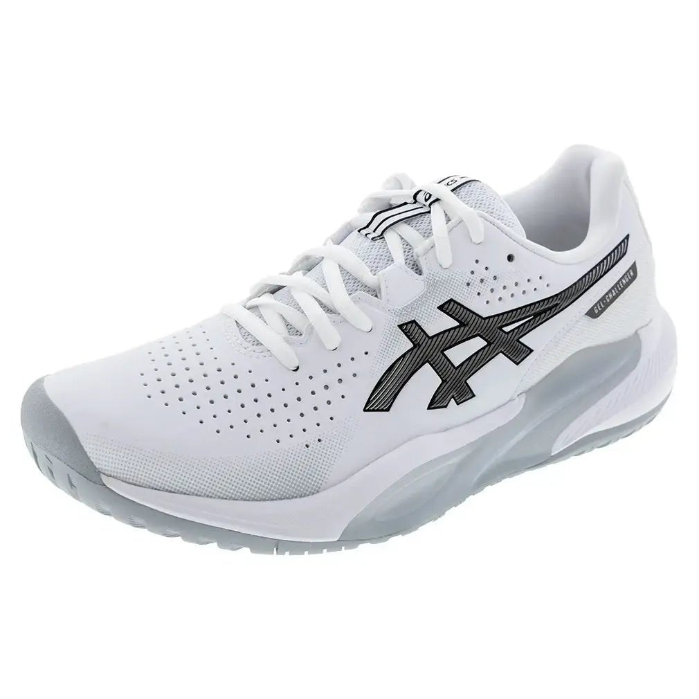 Men's GEL - Challenger 15 Tennis Shoes White and GunmetalTienda Tennis