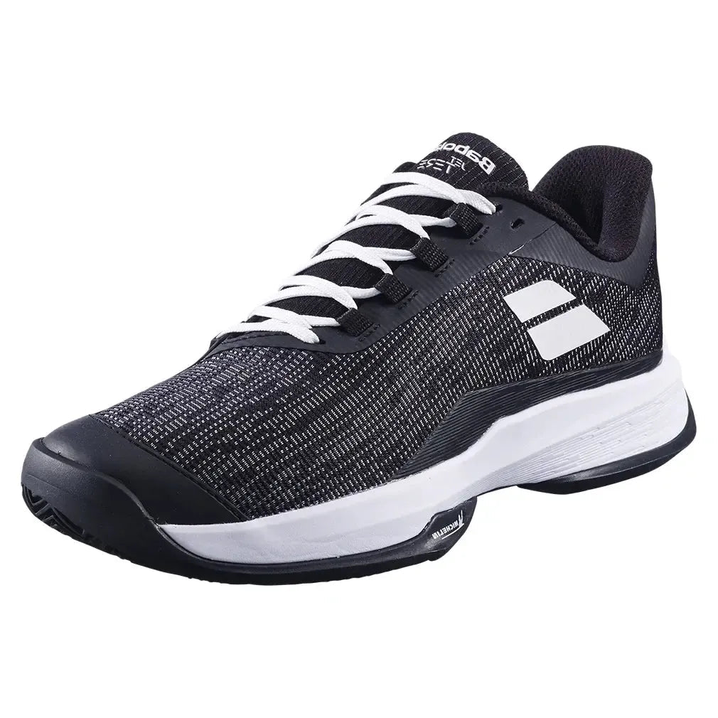 Men's Jet Tere 2 Clay Tennis Shoes Black and WhiteTienda Tennis