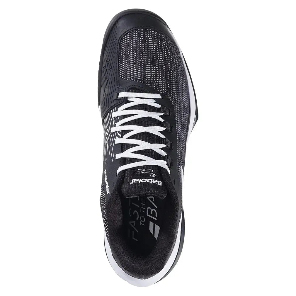 Men's Jet Tere 2 Clay Tennis Shoes Black and WhiteTienda Tennis