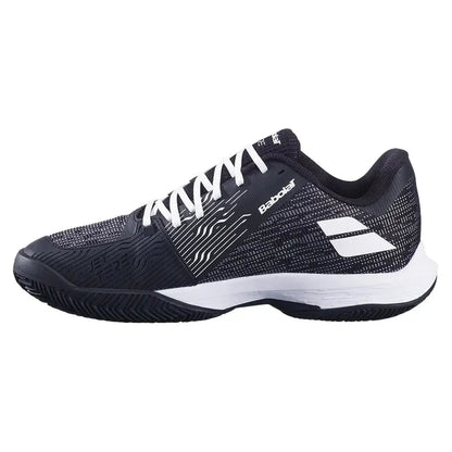 Men's Jet Tere 2 Clay Tennis Shoes Black and WhiteTienda Tennis