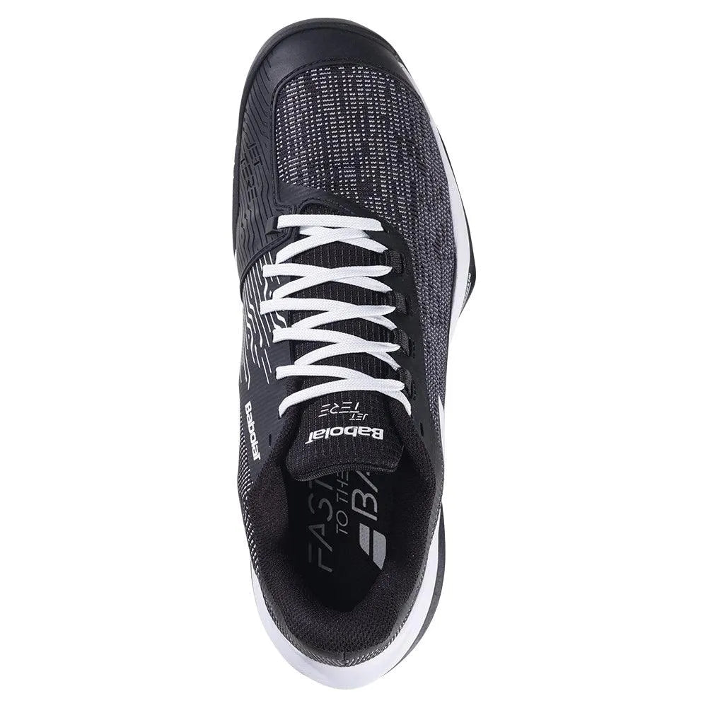 Men's Jet Tere 2 Tennis Shoes Black and WhiteTienda Tennis