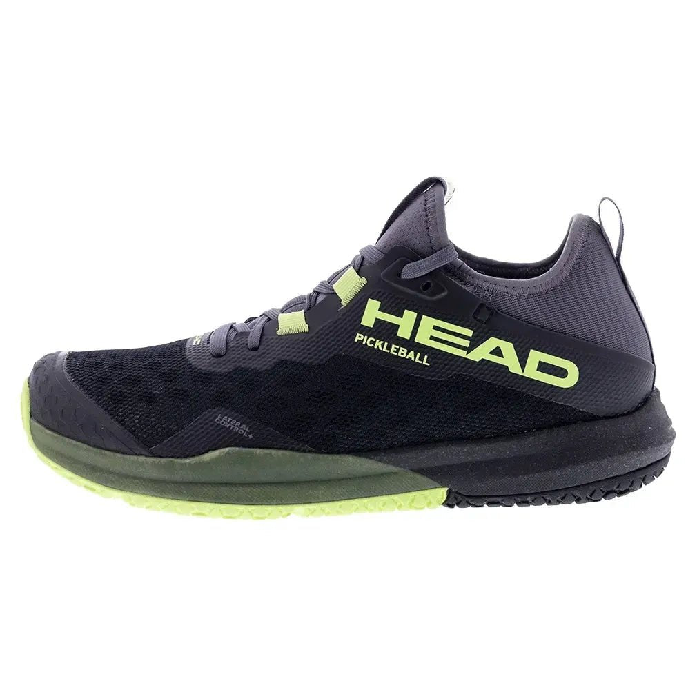 Men's Motion Pro Pickleball Shoes Black and LimeTienda Tennis