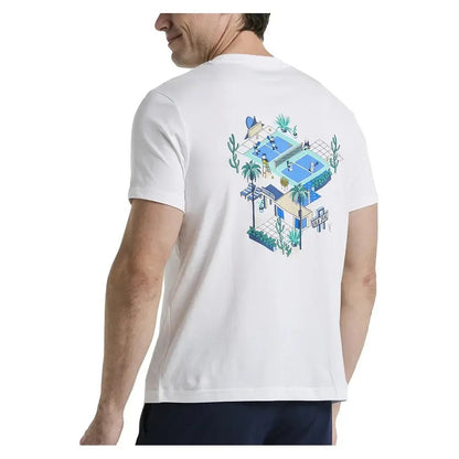 Men's Paddle DBL Graphic Tee Bright WhiteTienda Tennis