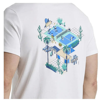 Men's Paddle DBL Graphic Tee Bright WhiteTienda Tennis