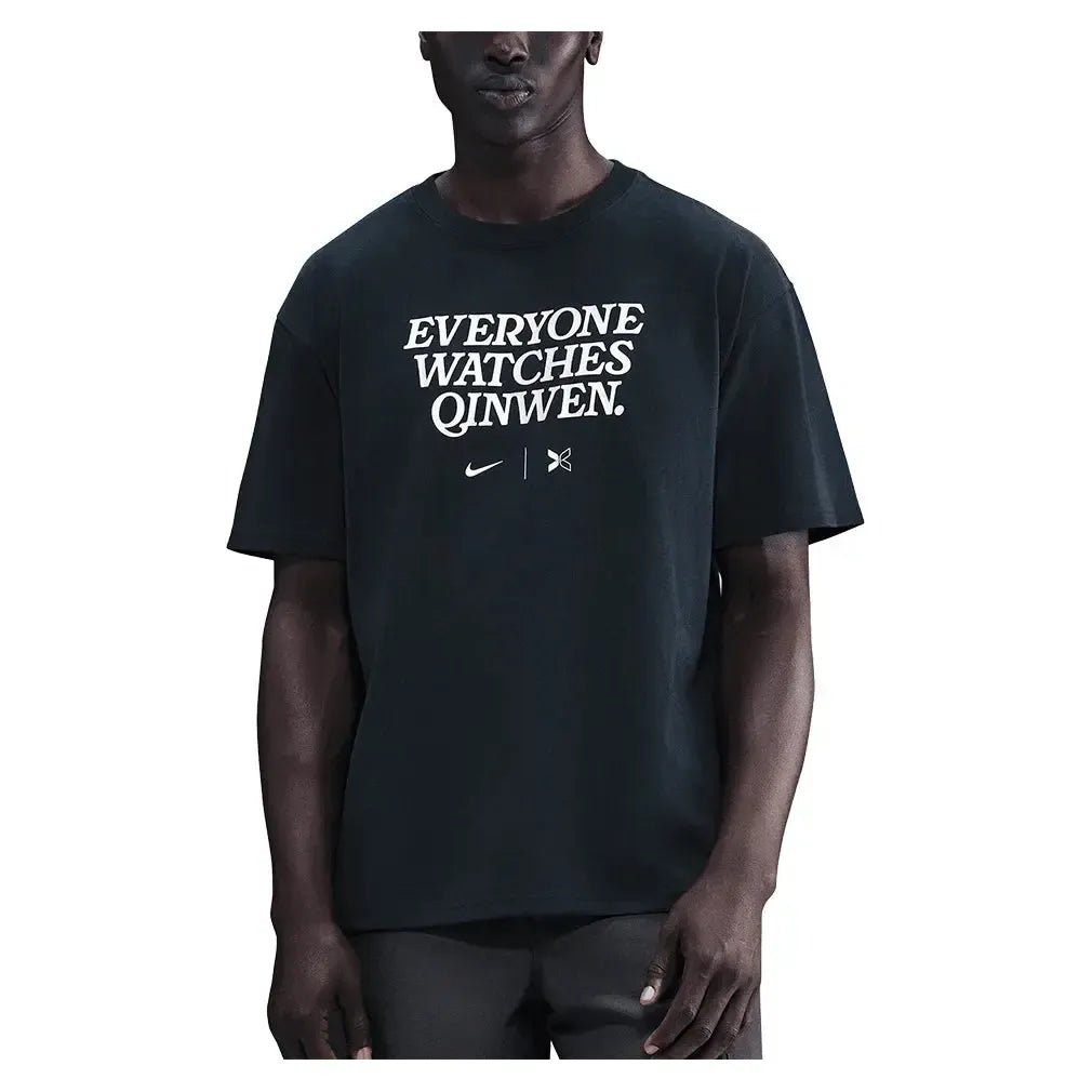 Men's Qinwen Zheng Tennis T-Shirt BlackTienda Tennis