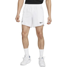 Mens Rafa 7 Inch Dri - Fit Advance Tennis Shorts White and BlackTienda Tennis