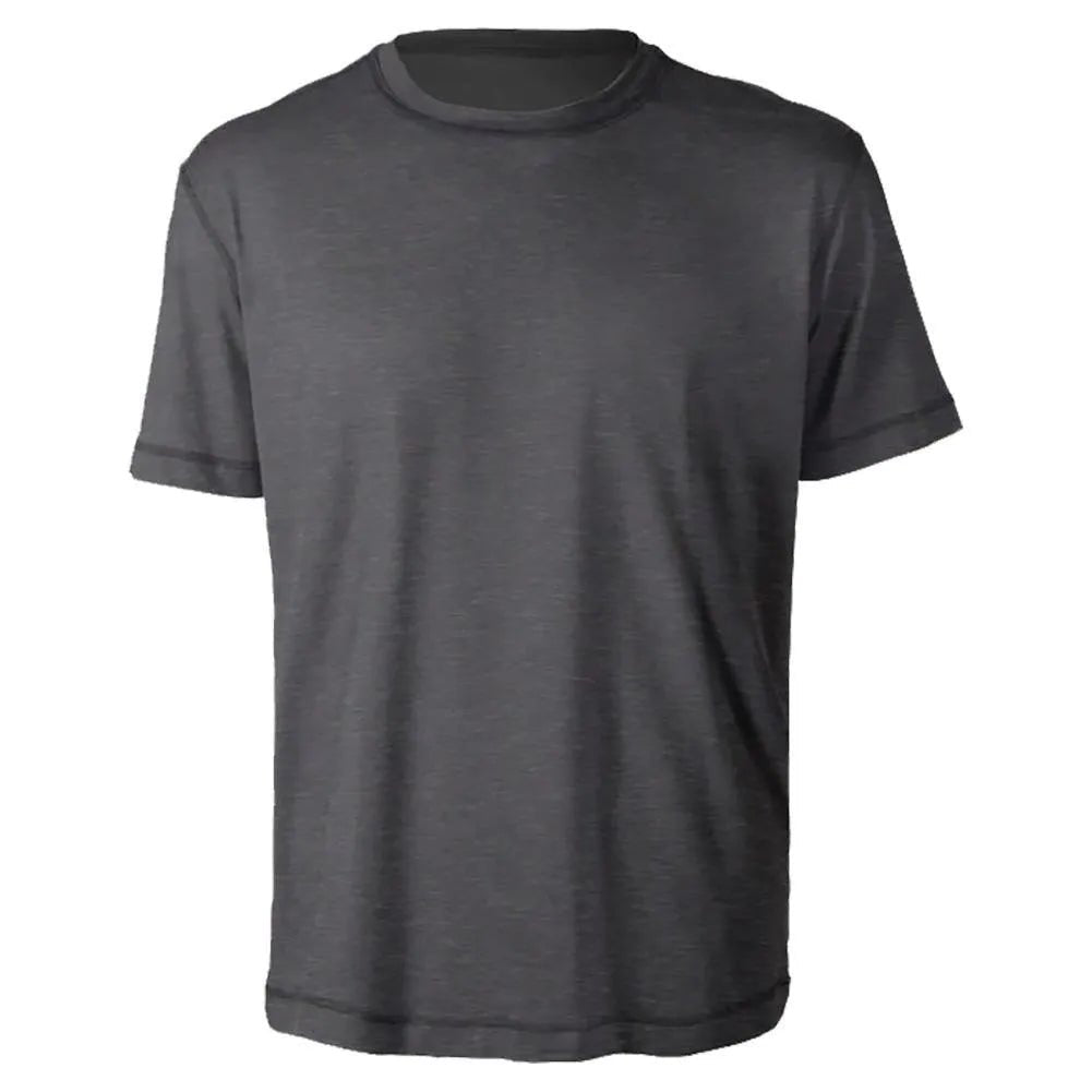 Men's SB Sport Classic Fit Short Sleeve Tennis Crew Grey MelangeTienda Tennis