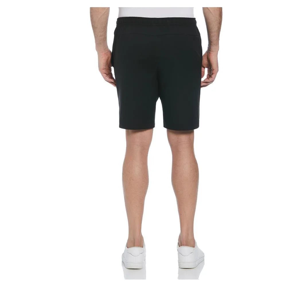 Men's Solid Athletic 9 Inch Tennis Short CaviarTienda Tennis