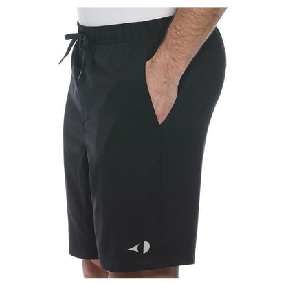 Men's Solid Athletic 9 Inch Tennis Short CaviarTienda Tennis