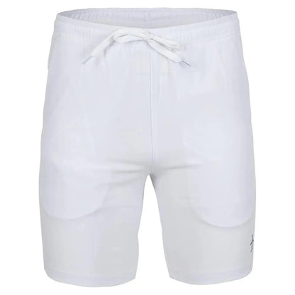 Men's Solid Performance 8 Inch Tennis Short Bright WhiteTienda Tennis