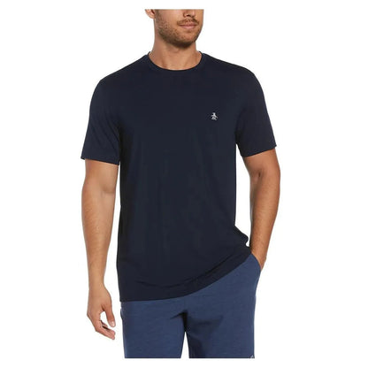 Men's Solid Performance Tennis Top CaviarTienda Tennis