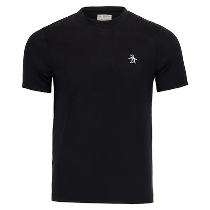 Men's Solid Performance Tennis Top CaviarTienda Tennis