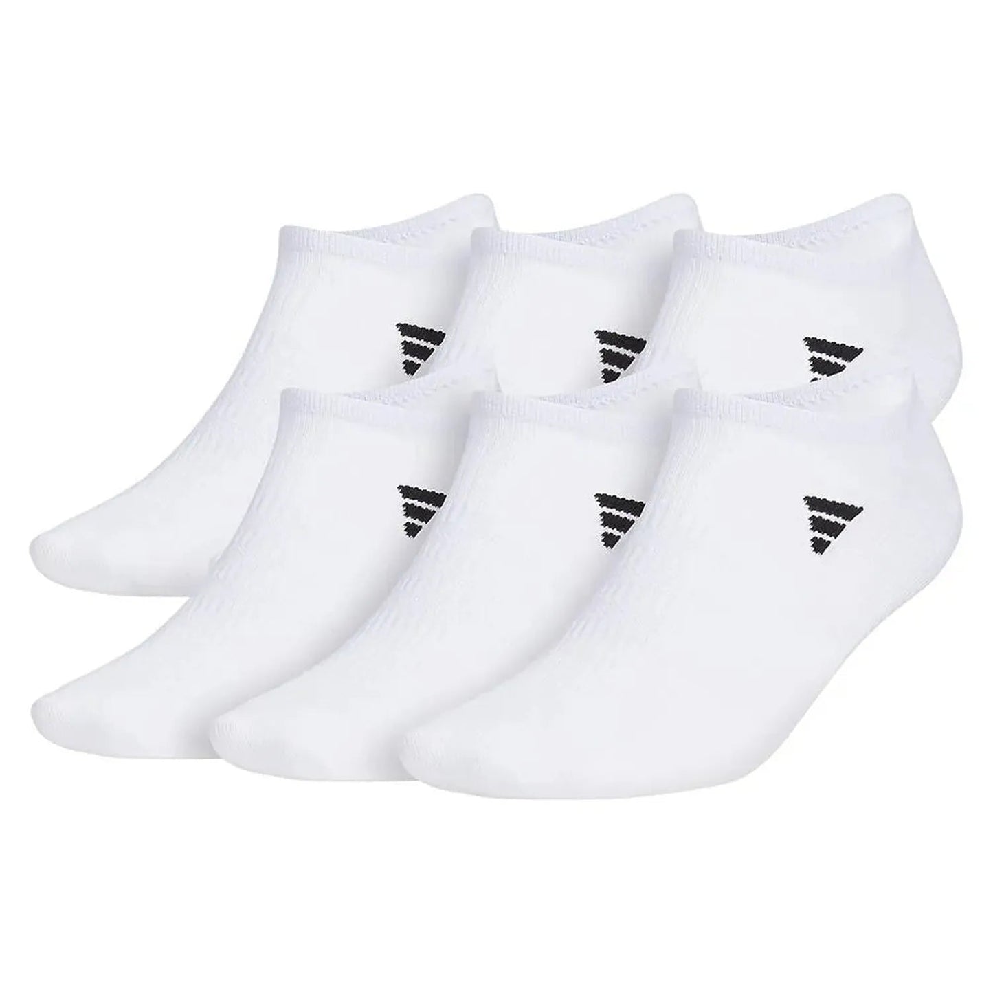 Men's Superlite 3.0 6 Pack No Show Tennis Socks White and BlackTienda Tennis