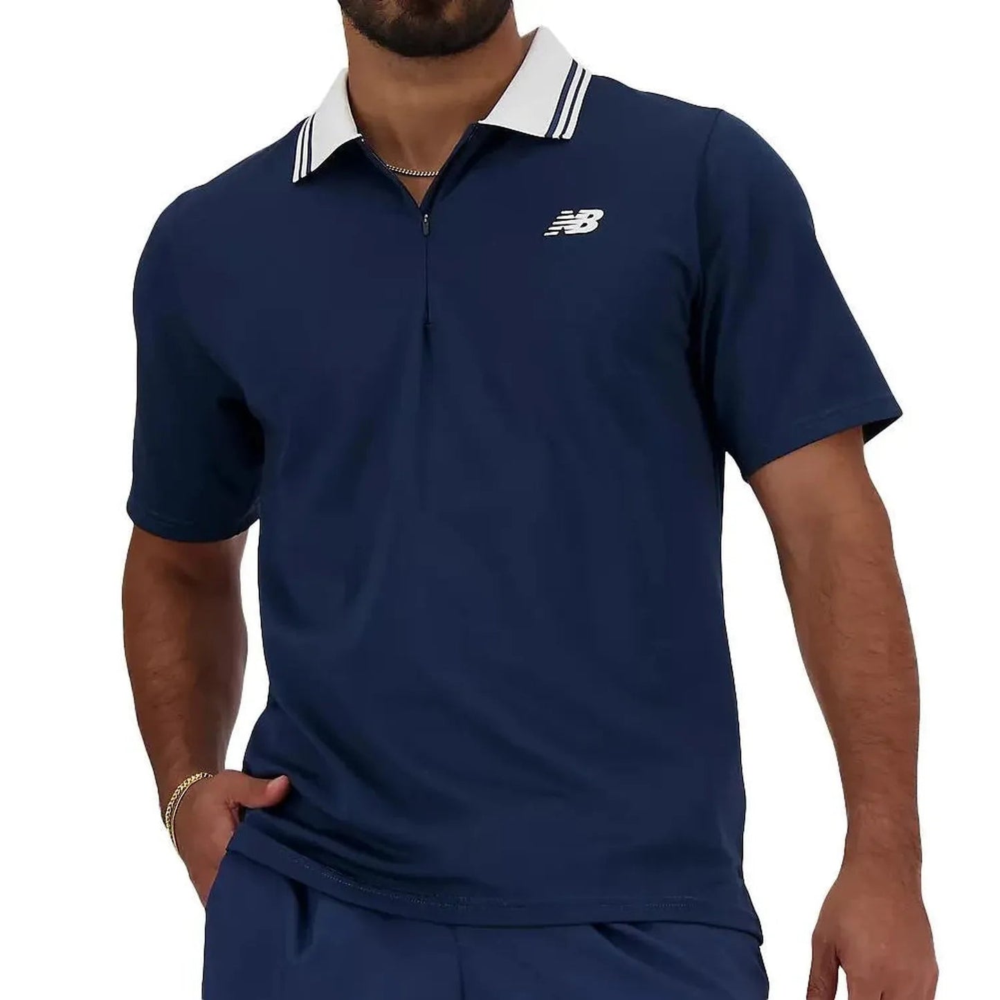 Men's Tournament Tennis Polo NavyTienda Tennis