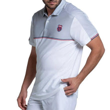 Men's Tradition Short Sleeve Tennis Polo WhiteTienda Tennis