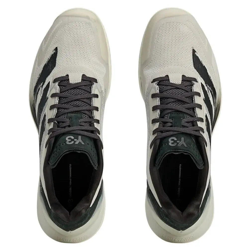 Men's Y - 3 Defiant Speed 2 Tennis Shoes Orbit Grey and BlackTienda Tennis