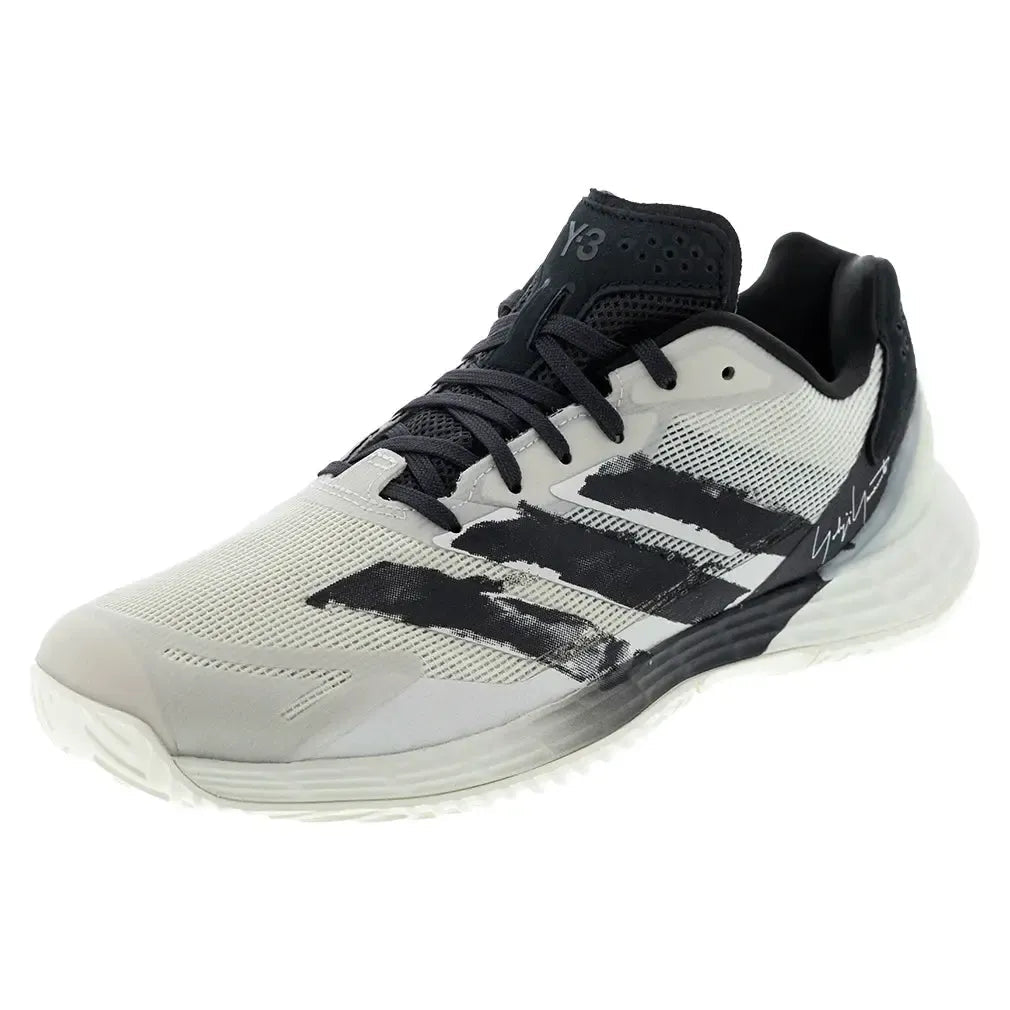 Men's Y - 3 Defiant Speed 2 Tennis Shoes Orbit Grey and BlackTienda Tennis