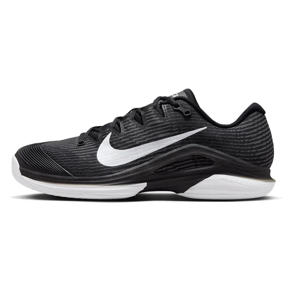 Men's Zoom Vapor 12 Tennis Shoes Black and WhiteTienda Tennis