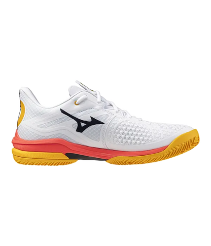 Padel Shoes Mizuno Wave Exceed Tour 6CC Blanco/Naranja 2025
