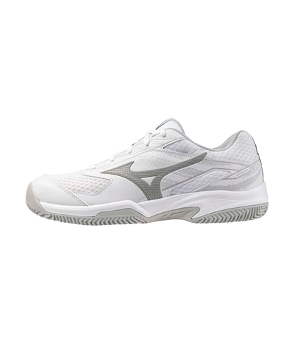 Padel Shoes Mizuno Break Shot 5 CC Blanco/Gris Mujer 2025
