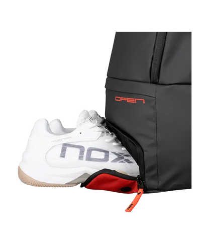 Backpack NOX Luxury Open Series Negro/Rojo