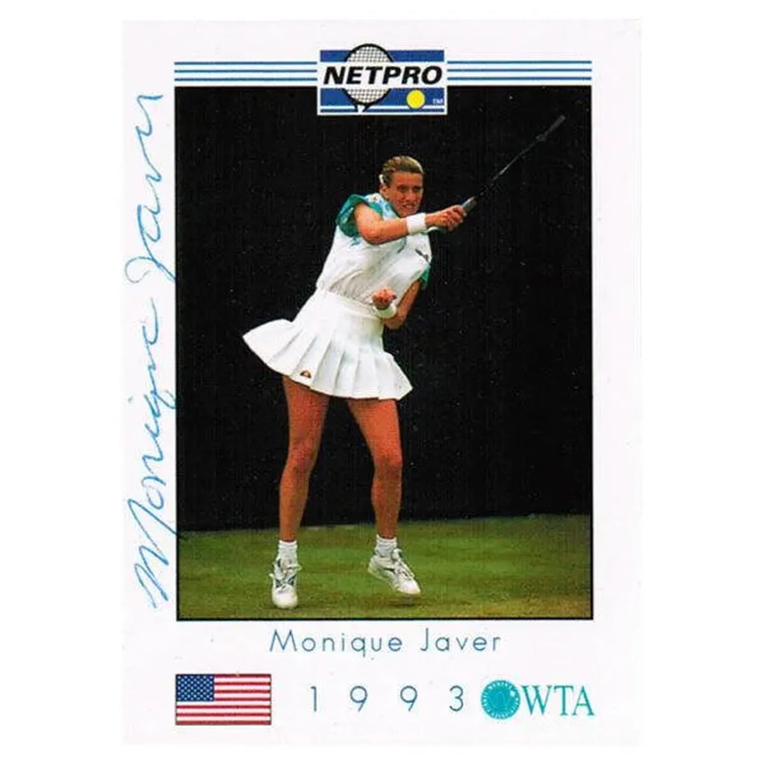Monique Javer Signed Women's CardTienda Tennis