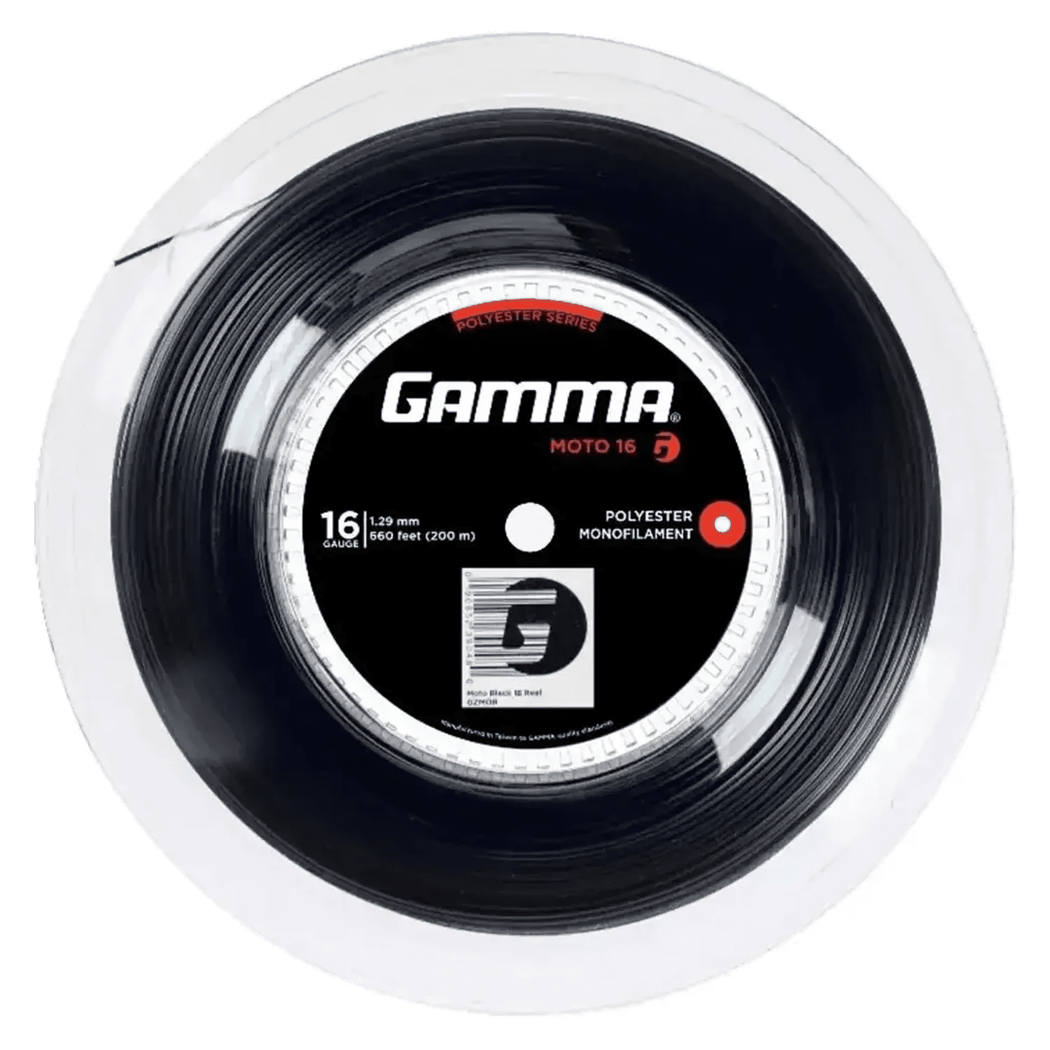 Moto 16G Tennis String Reel BlackTienda Tennis