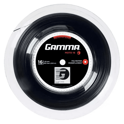 Moto 16G Tennis String Reel BlackTienda Tennis