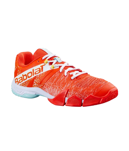 Padel Shoes Babolat Movea Tangerine Tango/White